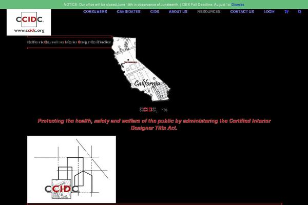 Site using CCIDC_database plugin