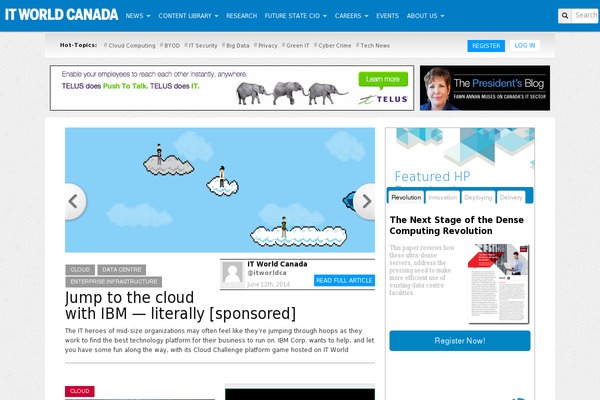 Site using Td-cloud-library plugin