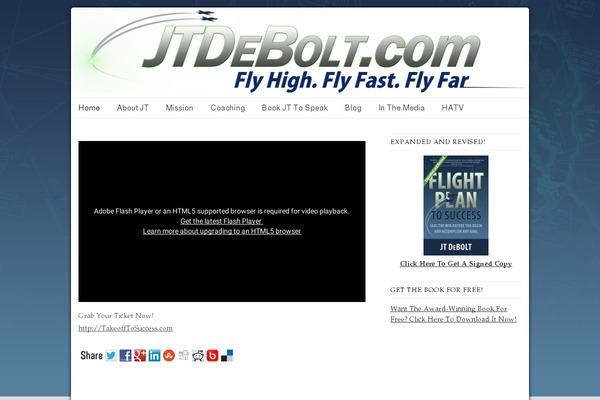 Site using Flash Video Player plugin