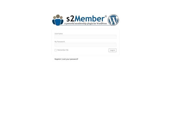 Site using s2Member Framework (Member Roles, Capabilities, Membership, PayPal Members) plugin