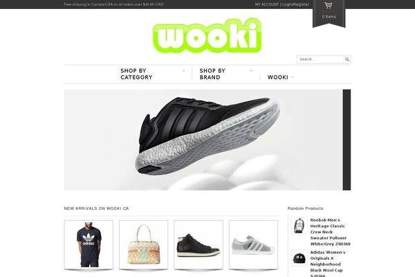 Site using WooCommerce plugin